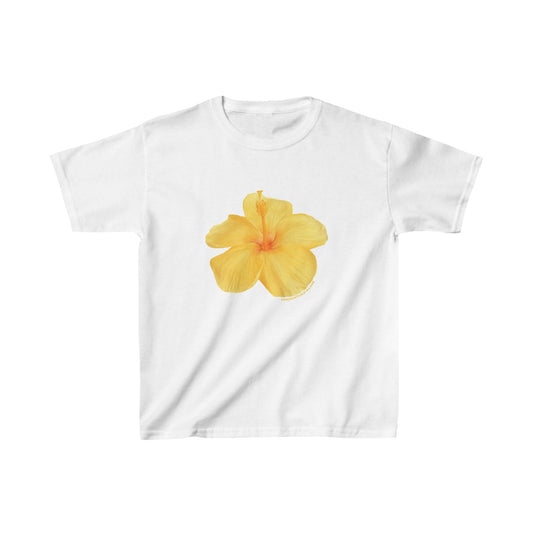 Yellow Hibiscus Baby Tee